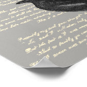 Poster Edgar Allan Poe "Corbeau" (Coin)