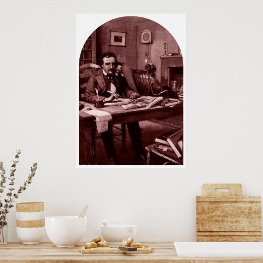 Poster Edgar Allan Poe numéro d'impression 6 (Cuisine)