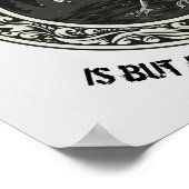 Poster Edgar Allan Poe Poète Auteur Dream Raven Médallion (Coin)