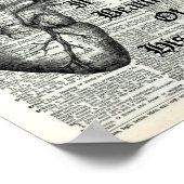 Poster Edgar Allan Poe Raconter le dictionnaire de coeur (Coin)