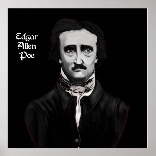 Poster Edgar Allan Poe Sur Toile (Devant)