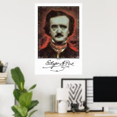 Poster Edgar Allen Poe (Bureau à domicile)