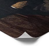 Poster Edgar Degas | Autoportrait de l'Evariste de Valern (Coin)