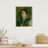 Poster Edgar Degas | Autoportrait en tant que jeune homme (Cuisine)