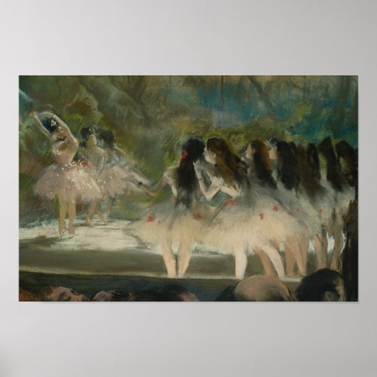 Poster Edgar Degas - Ballet à l'Opéra de Paris (Devant)