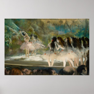 Poster Edgar Degas - Ballet à l'Opéra de Paris