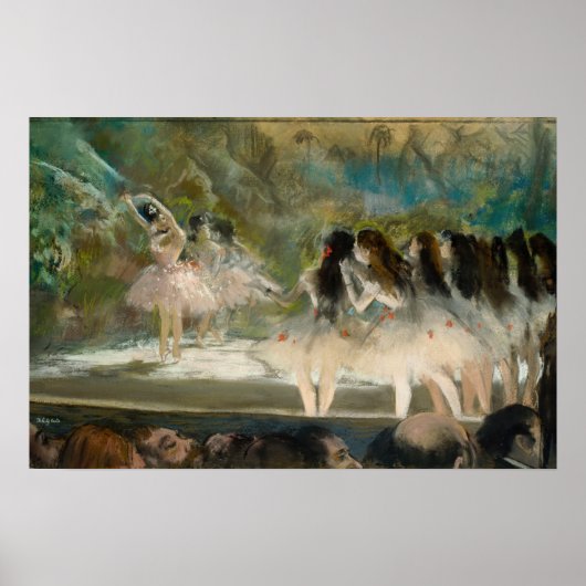 Poster Edgar Degas - Ballet à l'Opéra de Paris (Devant)
