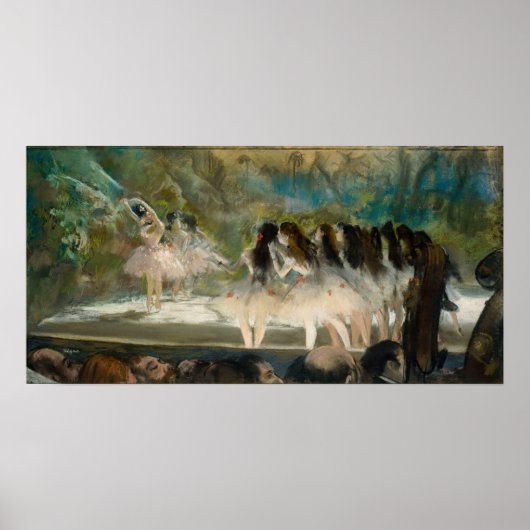 Poster Edgar Degas - Ballet à l'Opéra de Paris (Devant)
