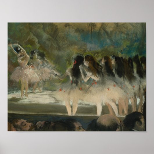 Poster Edgar Degas - Ballet à l'Opéra de Paris (Devant)