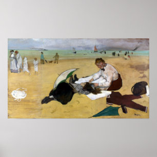 Poster Edgar Degas Beach Scene