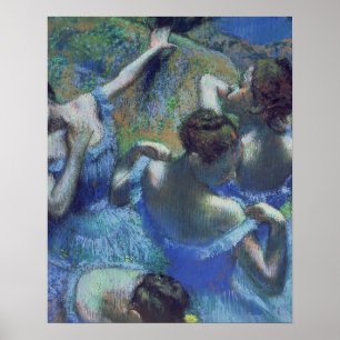 Poster Edgar Degas Blue Dancers, c.1899