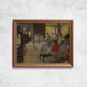 Poster Edgar Degas Classe Danse Ballet Art