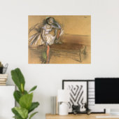 Poster Edgar Degas Coryphee Repose (Bureau à domicile)