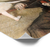 Poster Edgar Degas. Cours de danse. Impressionnisme vinta (Coin)