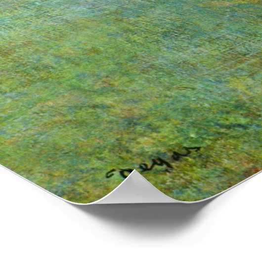 Poster Edgar Degas - Course à cheval avant de commencer (Coin)