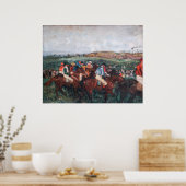 Poster Edgar Degas - Course des hommes (Cuisine)