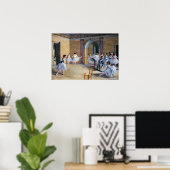 Poster Edgar Degas - Dance Foyer, Opera rue Le Peletier (Bureau à domicile)