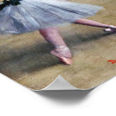 Poster Edgar Degas - Dance Foyer, Opera rue Le Peletier (Coin)