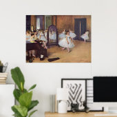 Poster Edgar Degas - Dance Hall 1872 danseuse ballerine h (Bureau à domicile)