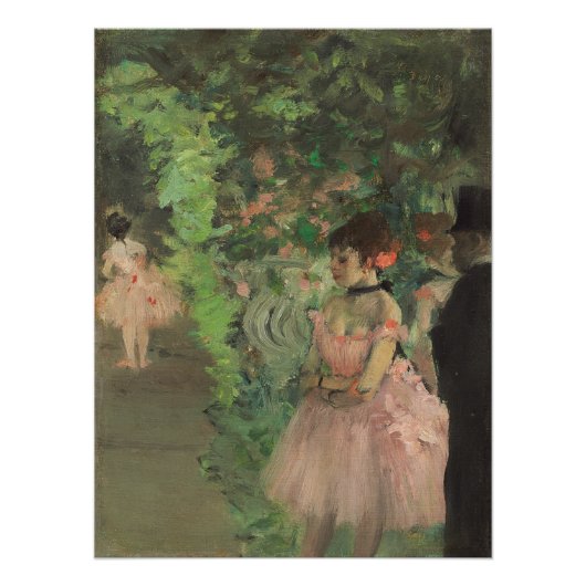 Poster Edgar Degas | Dancer Backstage, 1876-1883 (Devant)