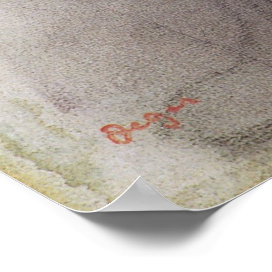 Poster Edgar Degas Dancer Étirement (Coin)