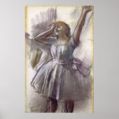Poster Edgar Degas Dancer Étirement (Devant)