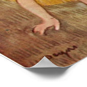 Poster Edgar Degas Dancers Qui Se Dresse Vers Le Bas (Coin)