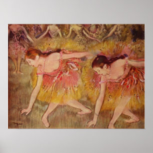 Poster Edgar Degas Dancers Qui Se Dresse Vers Le Bas