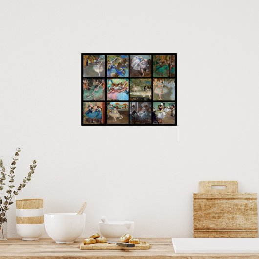 Poster Edgar Degas - Dancers Sélection de chef-d'oeuvre (Cuisine)
