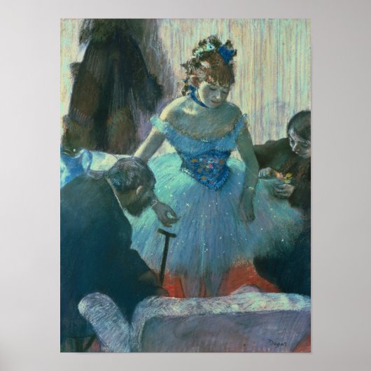 Poster Edgar Degas | Danse dans son dressing (Devant)