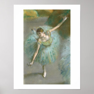Poster Edgar Degas | Danseur en vert