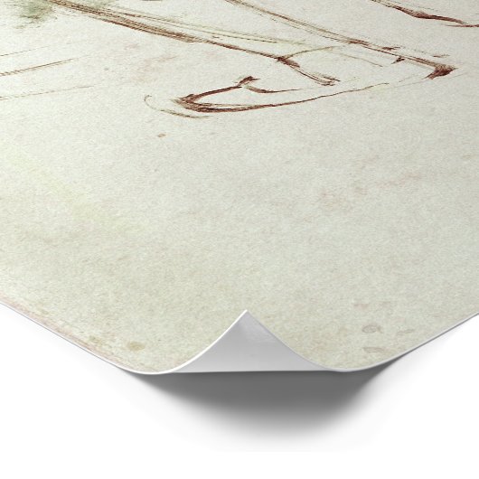 Poster Edgar Degas | Danseur vu de l'arrière (Coin)