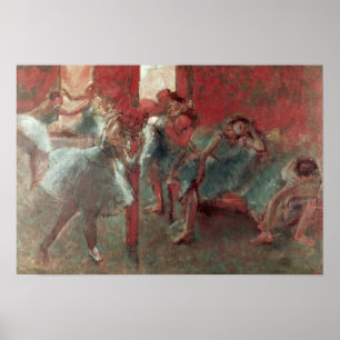 Poster Edgar Degas   Danseurs à la répétition, 1895-98