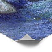 Poster Edgar Degas - Danseurs Bleus (Coin)