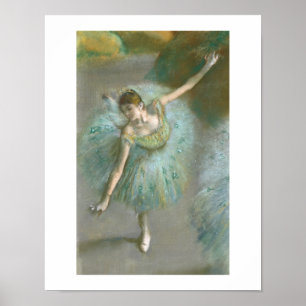 Poster Edgar Degas  Danseuse en vert