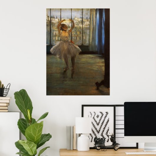 Poster Edgar Degas Danseuse posant chez un photographe (Bureau à domicile)