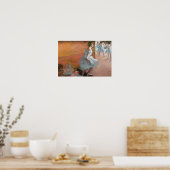 Poster Edgar Degas - Danseuses montant un escalier (Cuisine)