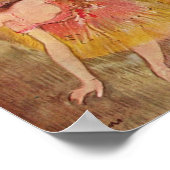 Poster Edgar Degas Danseuses s'inclinant (Coin)