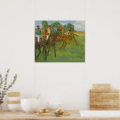 Poster Edgar Degas d'époque Avant la Course Cheval Art (Cuisine)