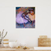 Poster Edgar Degas - Deux Danseurs 1898 Ballet Pastel dan (Cuisine)