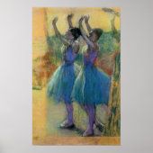 Poster Edgar Degas | Deux Danseurs Bleus (Devant)