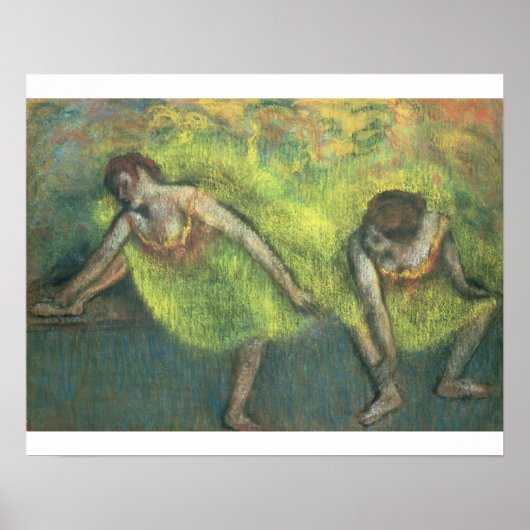 Poster Edgar Degas | Deux danseuses relaxantes (Devant)