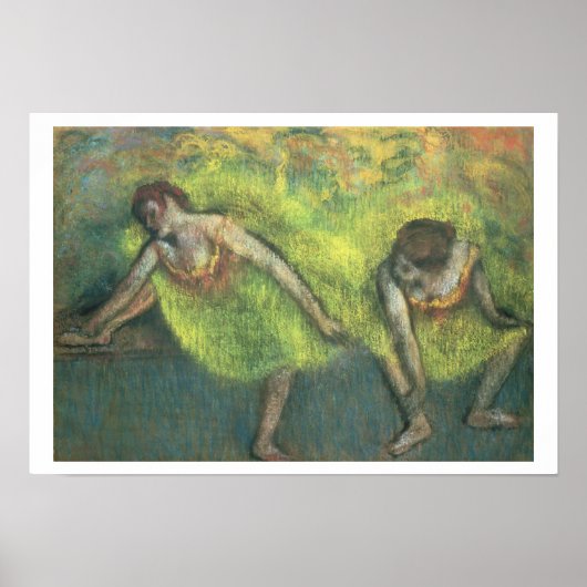 Poster Edgar Degas | Deux danseuses relaxantes (Devant)