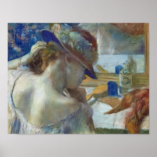 Poster Edgar Degas | Devant le miroir, 1889 (Devant)