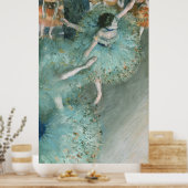 Poster Edgar Degas Edgar Dancer (Danseuse en vert) (Cuisine)