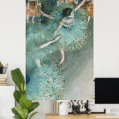 Poster Edgar Degas Edgar Dancer (Danseuse en vert) (Bureau à domicile)