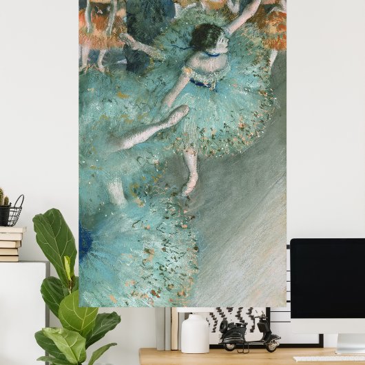 Poster Edgar Degas Edgar Dancer (Danseuse en vert) (Bureau à domicile)