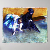 Poster Edgar Degas en attente (Devant)