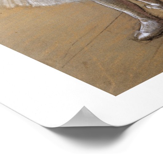 Poster Edgar Degas | Étude d'un danseur (Coin)