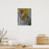 Poster Edgar Degas | Femme à la serviette (Cuisine)